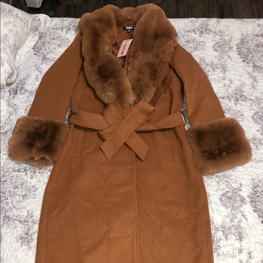Long Faux Fur Coat